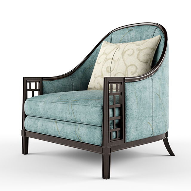 arabic armchair 3D Model Preview #889e115e