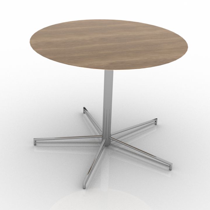 Zanotta Otto Table 3D Model Preview #7a92442e