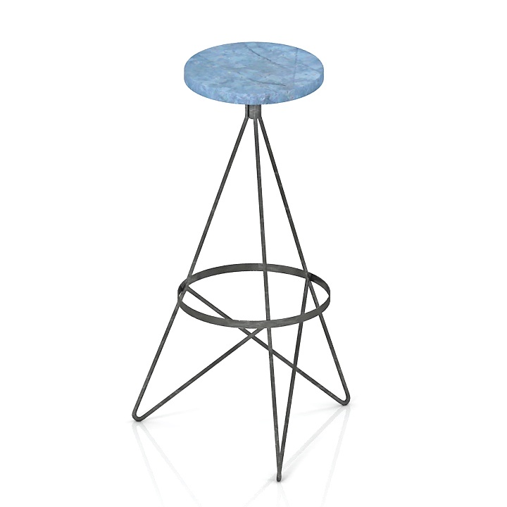 arterios home - wyndham swivel counter stool bar chair 3D Model Preview #16b773bc