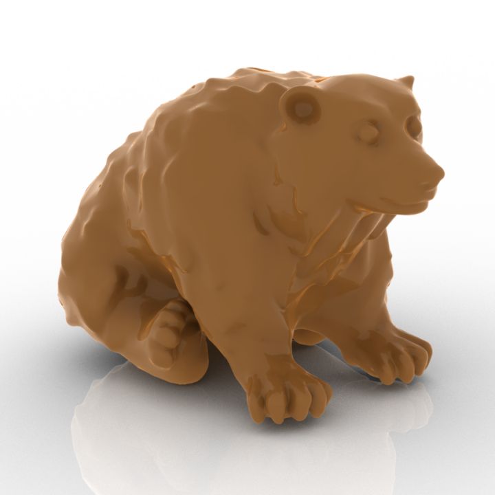 bear figurine 3D Model Preview #1acd6a34