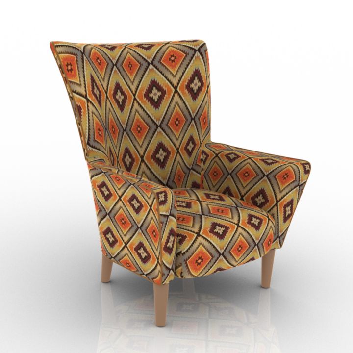 bandjo armchair 3D Model Preview #60373ba7