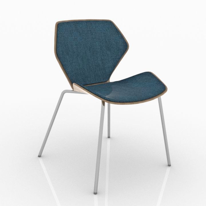Zanotta Otto Chair 2 3D Model Preview #963f2753