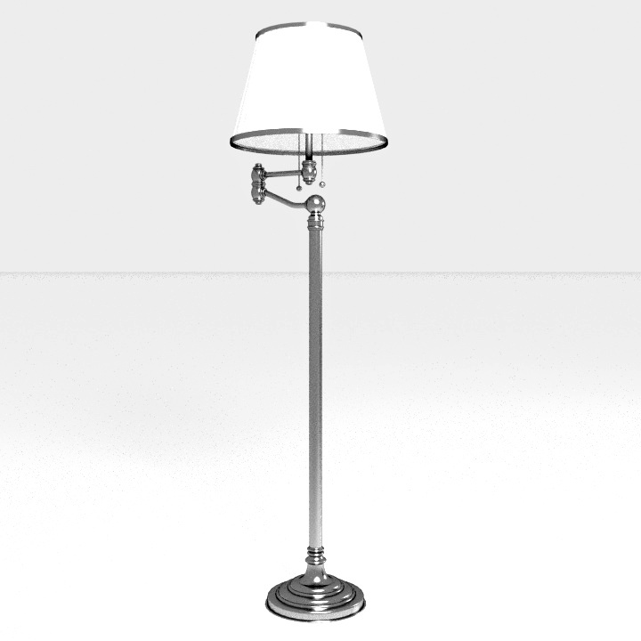 torchere floor lamp classic 3D Model Preview #a7de74d1