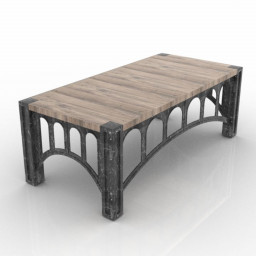 42 Desk Table 3D Model Preview #17e98449