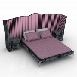 ARTU Ipe Cavalli Visionnaire ARTU BED 3D Model Preview #f88da898