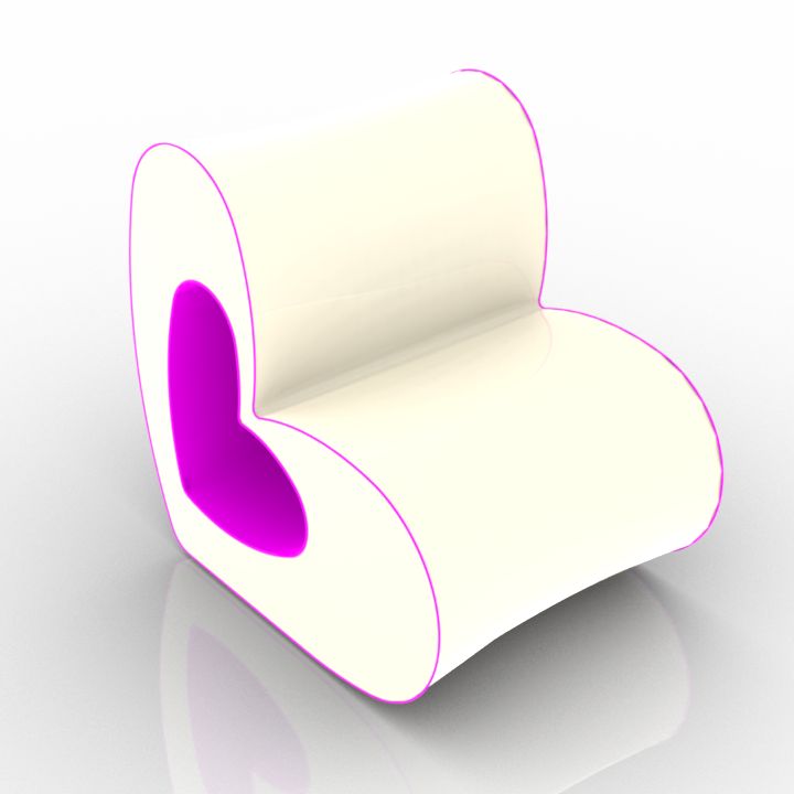 loveset chair 3D Model Preview #019de991