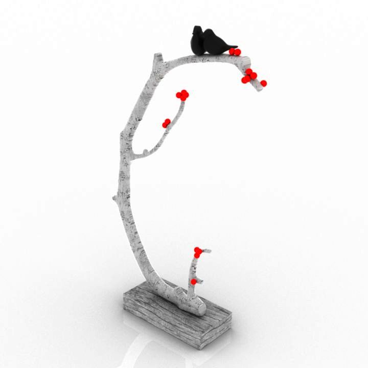 Cosmorelax Birds Figurine Decor 3D Model Preview #71ebc815