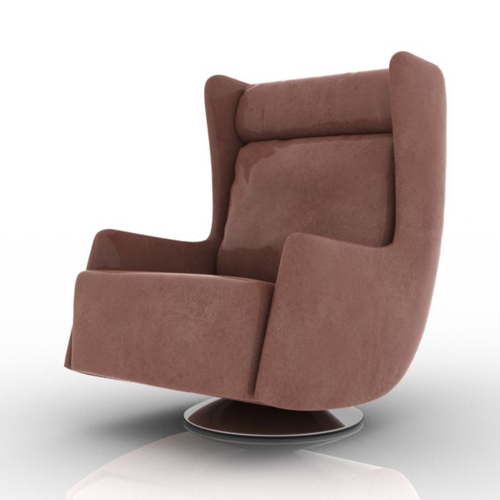 blanche tatti armchair 3D Model Preview #b8f48265