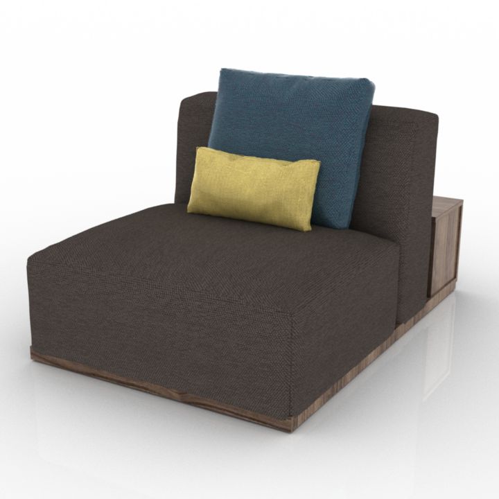 corner sofa module 3 3D Model Preview #063dfa5b