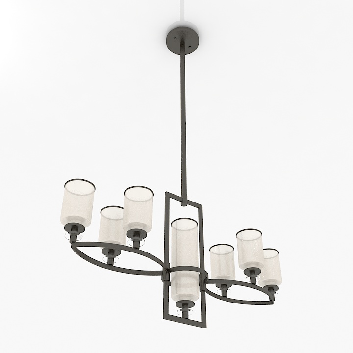 luster chiaro chandelier 3D Model Preview #9f20dcb8