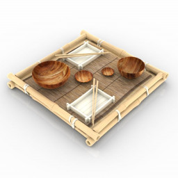 3D Tableware preview