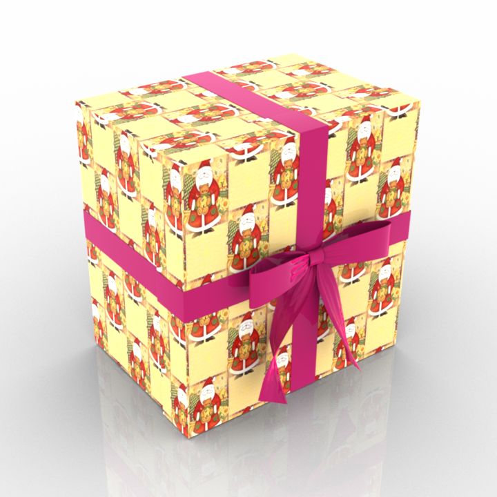 HNY Present Box 2 3D Model Preview #4302233a