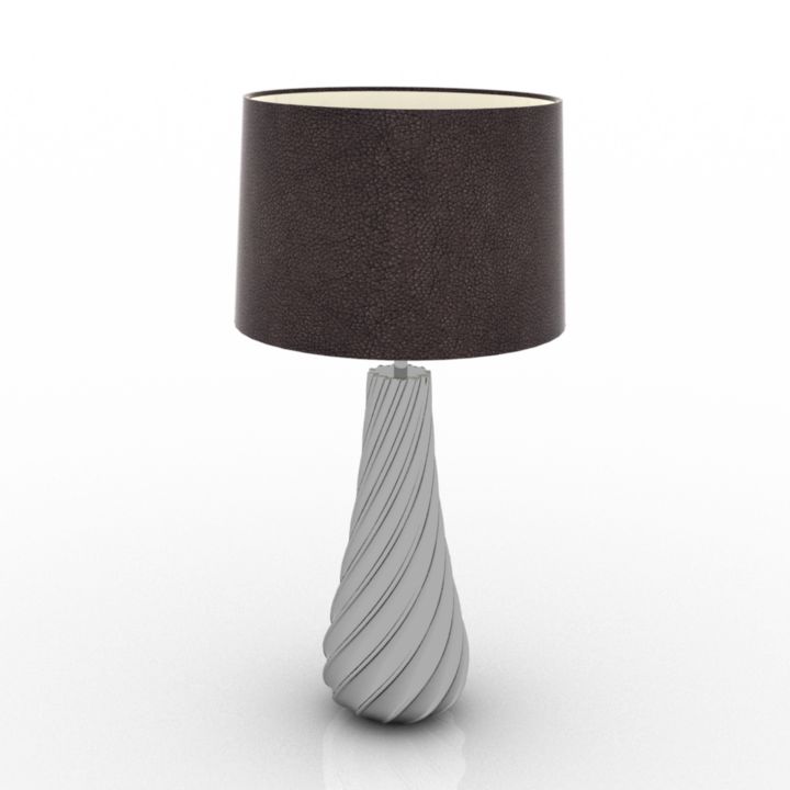 heathfield naiad amber desk lamp 3D Model Preview #20bd0671