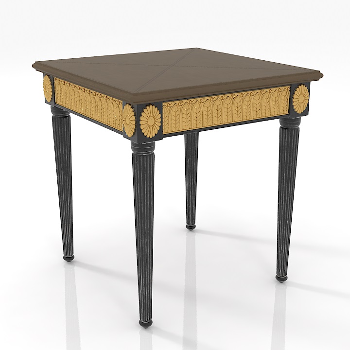 elite side table by coleccion alexandra 3D Model Preview #1b3c588e
