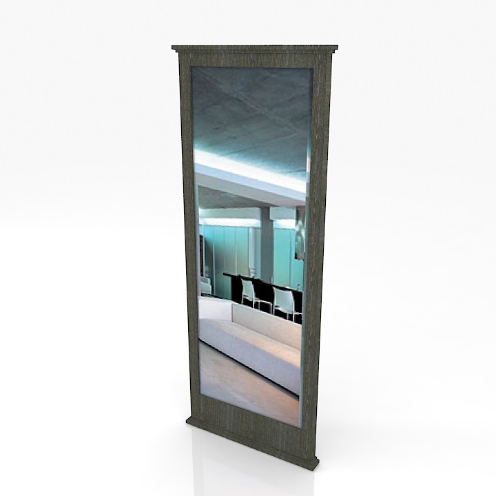 ikea soknedal mirror 3D Model Preview #4287b295