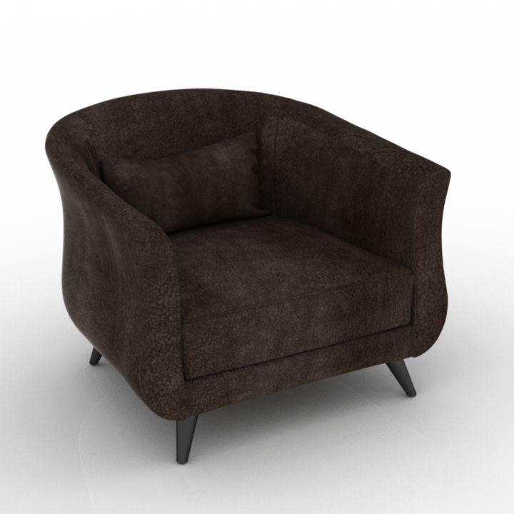 elsa armchair 3D Model Preview #e568cd1c
