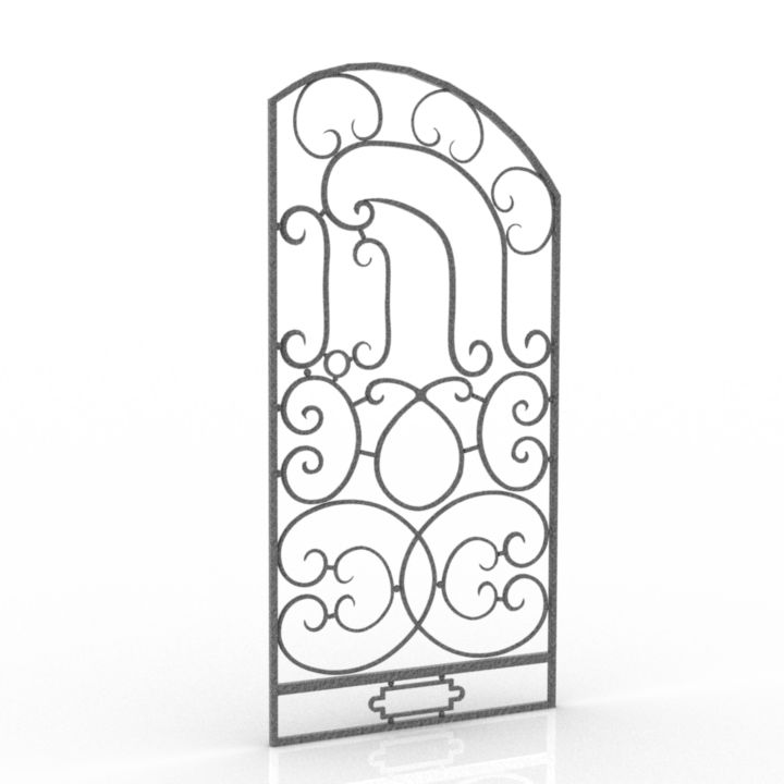 forged door 3D Model Preview #5d010c2f