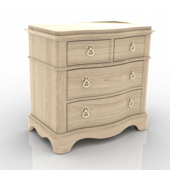 Hooker Furniture 5325-90016 Commode 3D Model Preview #30edf656