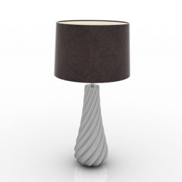 3D "Heathfield Naiad Amber" -_Desk Lamps Set