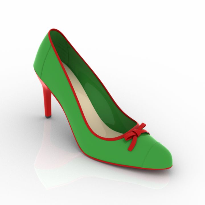 Spade Shoes 3D Model Preview #3f51ac6c