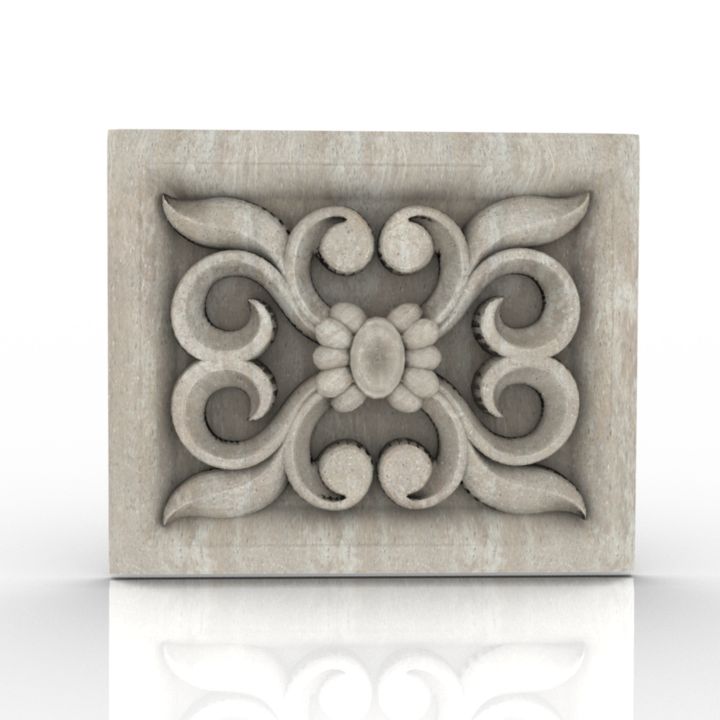 Molding Decor Ornament Roset 3D Model Preview #ef670755