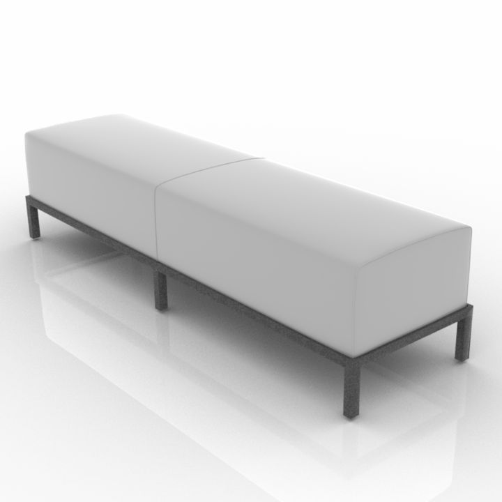 Meridiani Berry Banquet Sofa 3D Model Preview #a57c4e59
