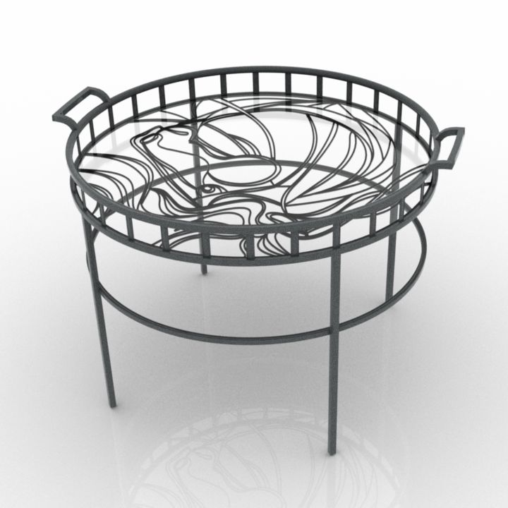 mh living dreamlike horse coffee table 3D Model Preview #7c0fd453