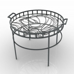 3D Coffee table preview
