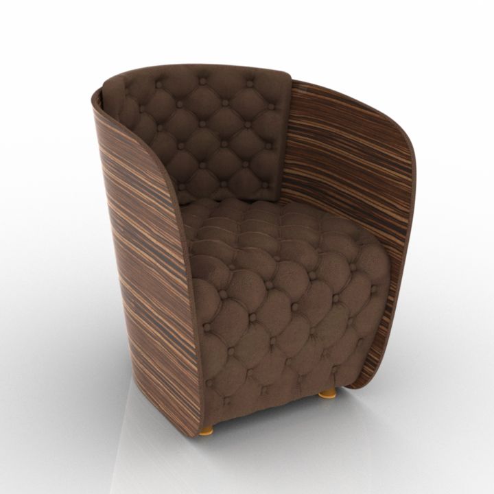 nube sir armchair 3D Model Preview #9dcd08b9