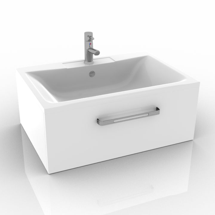 norta blanco sink 3D Model Preview #32d262f6