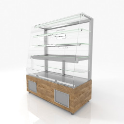 Open-Front Market Showcase - Refregirator 3D Model Preview #b25cccaa