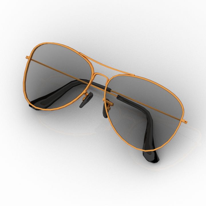 ray ban glasses close 3D Model Preview #fcfe69fd