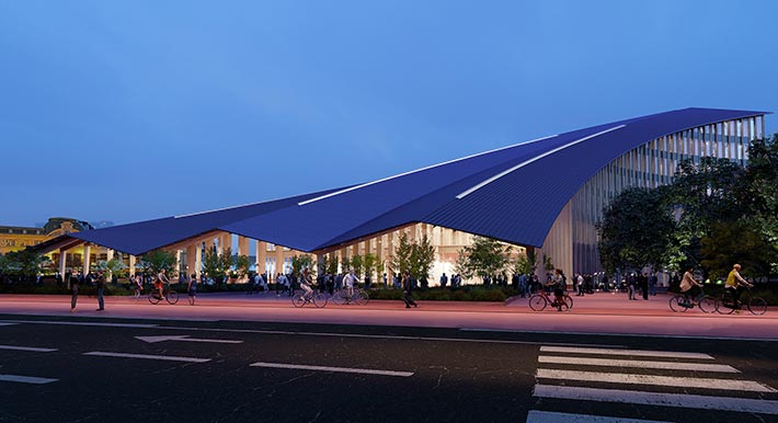 Marengo Multimodal Transport Hub by BIG, Toulouse, France