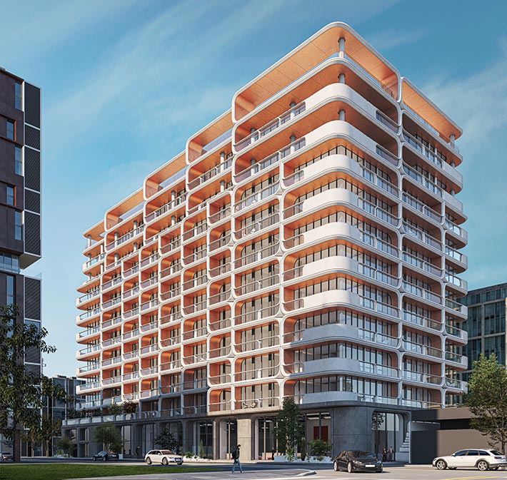 Homacco mixed-use building by AHA, Tehran, Iran