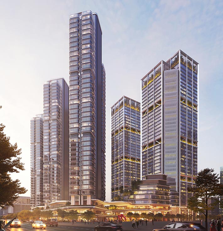 Euro American Innovation City by Foster + Partners, Hangzhou, China