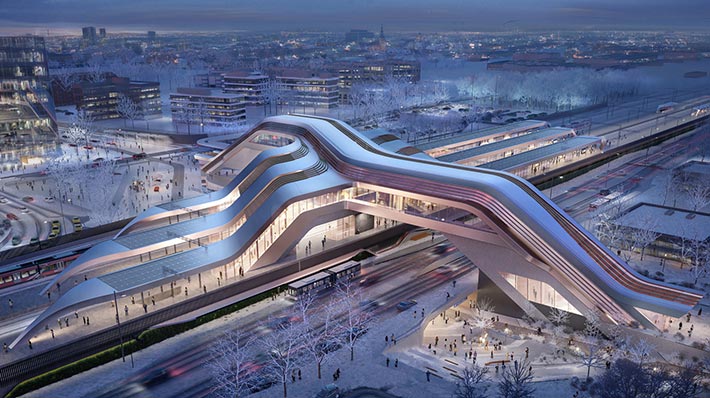 Ülemiste Passenger Terminal by ZHA, Tallinn, Estonia