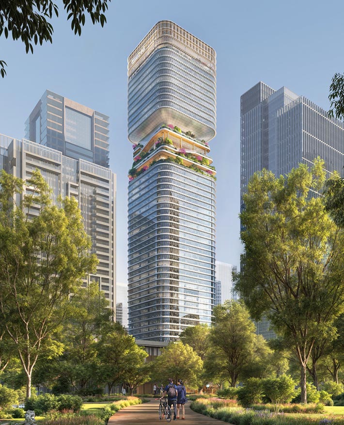 CIMC headquarters by SOM, Shenzhen, China