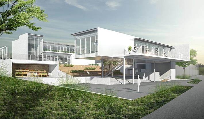 Visitor Center of Longquan Mountain, Chengdu, China