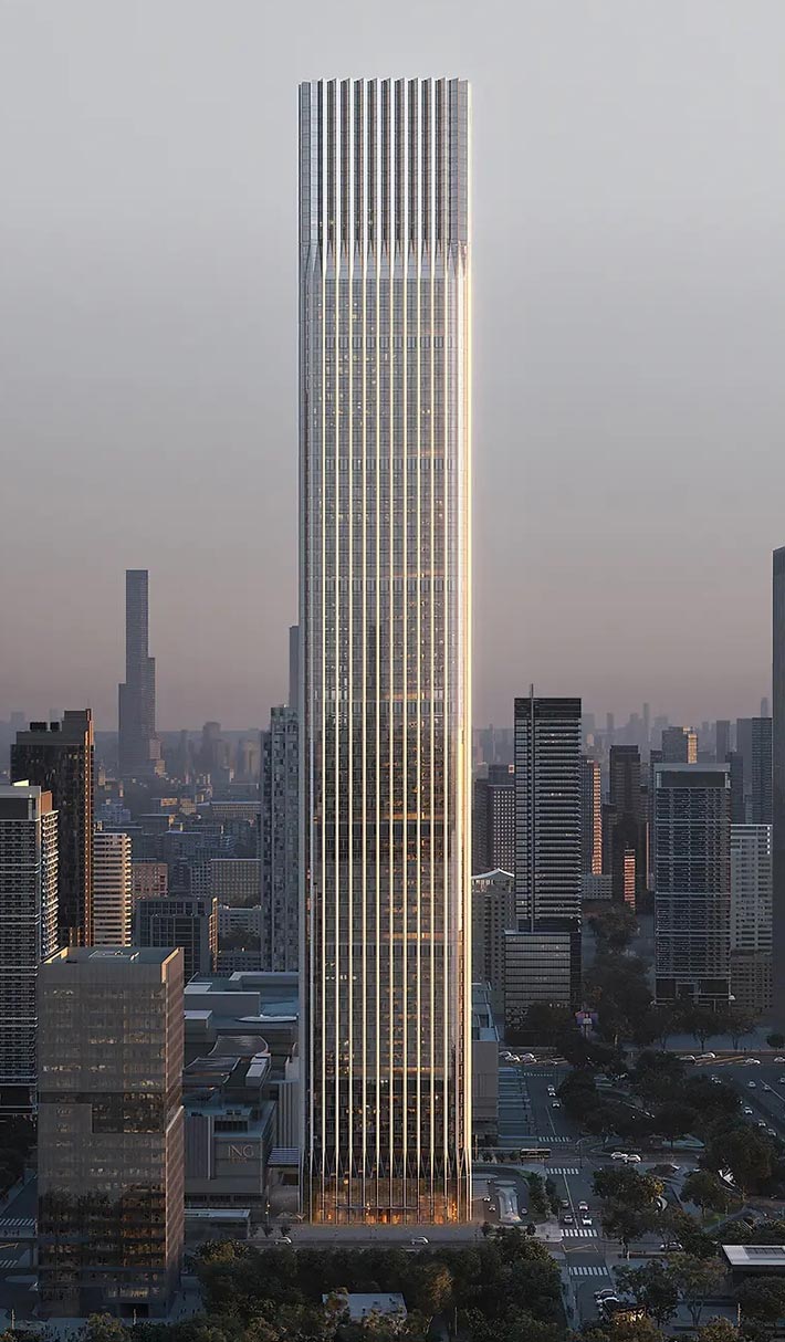 Great River Center by KPF, Wuhan, China