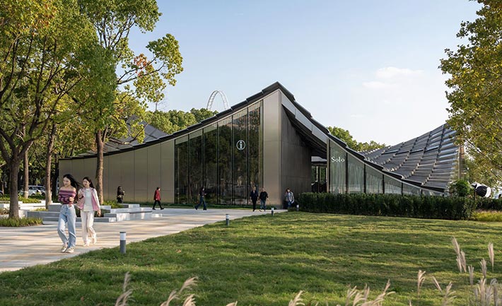 Jinji Lake Pavilion by BIG, Suzhou, China
