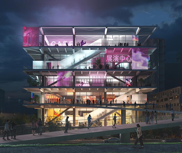 Market Cube by MVRDV, Zhubei, Taiwan