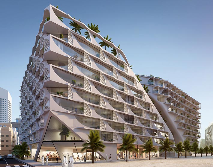 Mixed-use building, Abu Dhabi, UAE